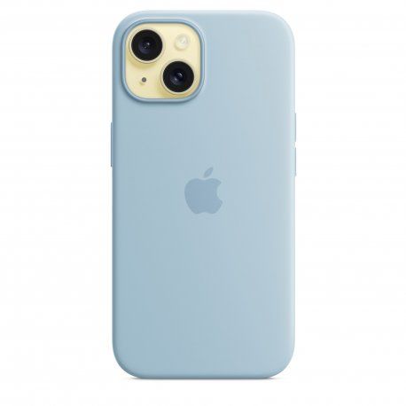 Чохол Apple iPhone 15 Silicone Case with MagSafe Light Blue (MWND3) 00000047352 фото