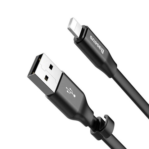 Кабель Baseus Nimble Portable Cable для Apple 23CM Black (CALMBJ-B01) 13384 фото