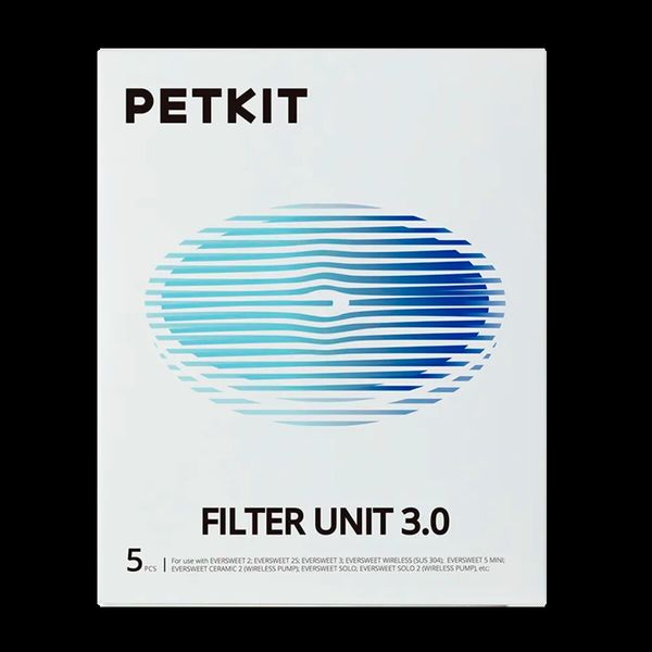 Фільтр для поїлки PETKIT Fountain Filter Unit 3.0- 5pcs (P4161) (P4161) 44990 фото