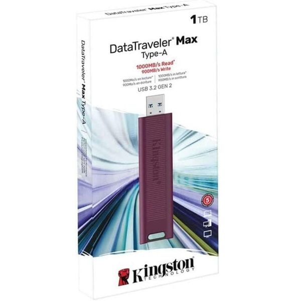 Flash Kingston USB 3.2 Gen 2 Type A DT Max 1TB Red (DTMAXA/1TB) 24876 фото