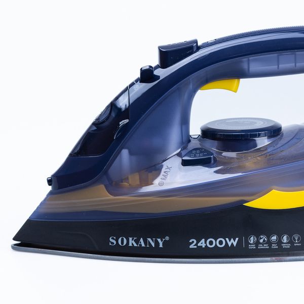 Праска Sokany SK-11007 Steam Iron 2400W 350ml праска з парою 2086592569 фото