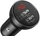 Автомобільний зарядний пристрій Baseus Digital Display Dual USB 4.8A Car Charger 24W Grey (CCBX-0G) 11491 фото 1