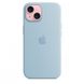 Чохол Apple iPhone 15 Silicone Case with MagSafe Light Blue (MWND3) 00000047352 фото 2