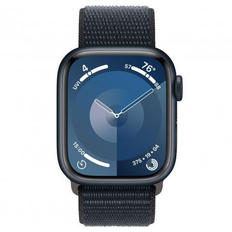 Apple Watch Series 9 41mm (GPS) Midnight Aluminum Case with Midnight Sport Loop (MR8Y3) 00000044755-001 фото