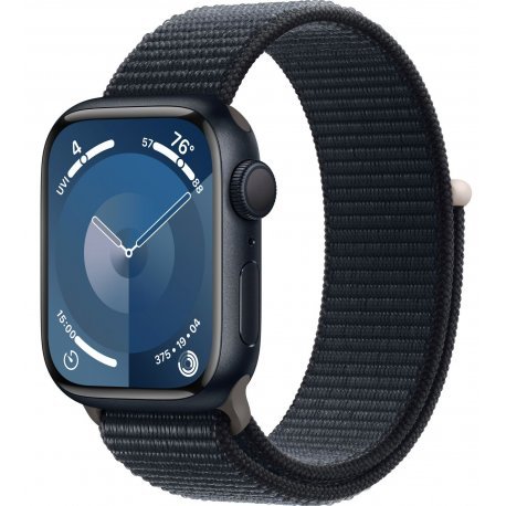 Apple Watch Series 9 41mm (GPS) Midnight Aluminum Case with Midnight Sport Loop (MR8Y3) 00000044755-001 фото