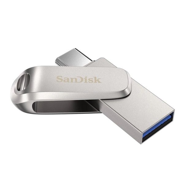 Flash SanDisk USB 3.1 Ultra Dual Luxe Type-C 256Gb (150 Mb/s) (SDDDC4-256G-G46) 22603 фото