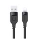 Кабель Usams US-SJ565 Lightning 2.4A Charging & Data Cable Lithe Series 1.2m Black (SJ565USB01) 22499 фото 1