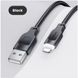 Кабель Usams US-SJ565 Lightning 2.4A Charging & Data Cable Lithe Series 1.2m Black (SJ565USB01) 22499 фото 2