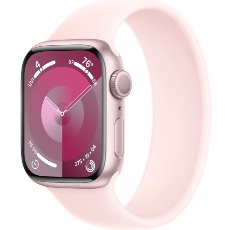 Apple Watch Series 9 41mm (GPS) Pink Aluminum Case with Light Pink Solo Loop - Size 6 (MR9N3,MTER3) 00000044756-001 фото