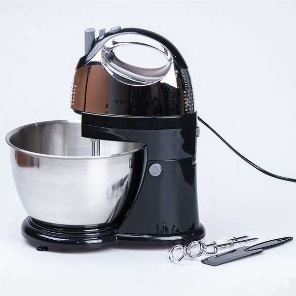 Міксер стаціонарний Sokany KF-906CS Stand Mixer 500W 4l тістоміс 2085343983 фото