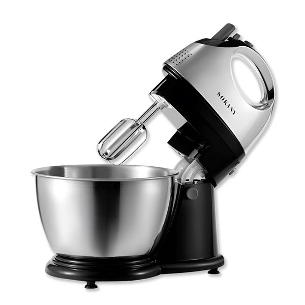 Міксер стаціонарний Sokany KF-906CS Stand Mixer 500W 4l тістоміс 2085343983 фото