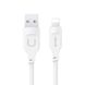 Кабель Usams US-SJ565 Lightning 2.4A Charging & Data Cable Lithe Series 1.2m White (SJ565USB02) 22500 фото 1