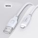 Кабель Usams US-SJ565 Lightning 2.4A Charging & Data Cable Lithe Series 1.2m White (SJ565USB02) 22500 фото 2