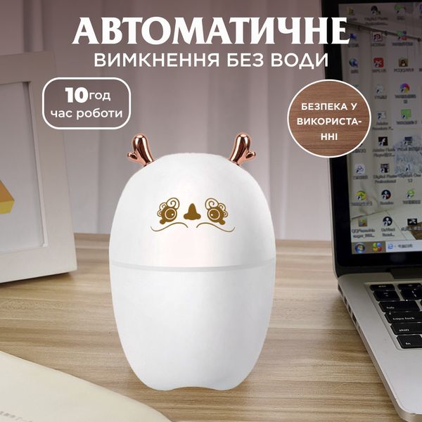 Зволожувач повітря Deer USB Humidifier 220ml міні зволожувач повітря 2073007707 фото