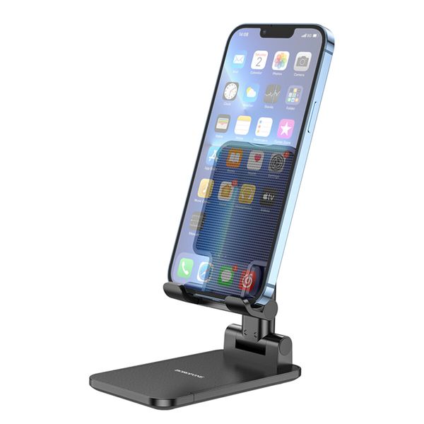 Тримач для мобільного BOROFONE BH81 Astral folding desktop stand Black (BH81B) 24718 фото