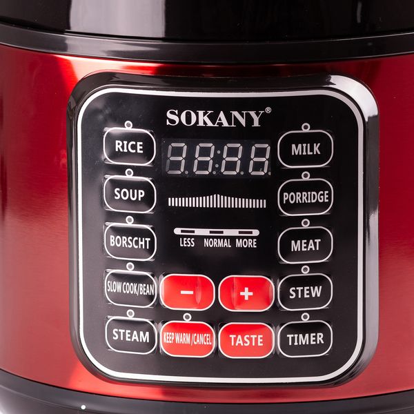 Мультиварка Sokany SK-2402-5L Pressure Cooker 1000W 5l мультиварки пароварки 2025405232 фото