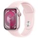 Apple Watch Series 9 41mm (GPS) Pink Aluminum Case with Light Pink Sport Band - Size S/M (MR933) 00000043706-001 фото 1