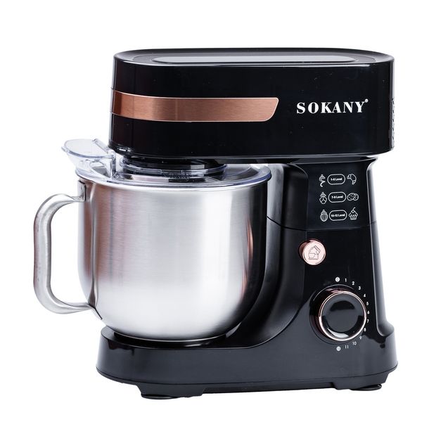 Міксер стаціонарний Sokany SK-276 Kitchen Master Stand Mixer 1000W 6l міксер з чашею 2085462025 фото