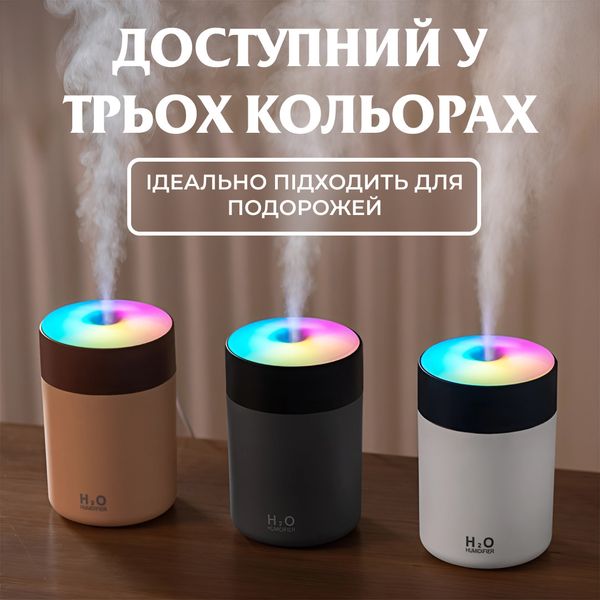 Зволожувач повітря USB Colorful Humidifier 300ml міні зволожувач повітря 2073037662 фото