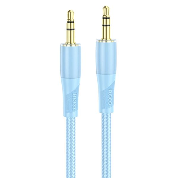 Аудiокабель HOCO UPA25 Transparent Discovery Edition AUX audio cable Blue (6931474791146) 41558 фото