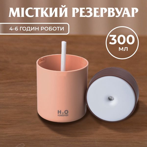 Зволожувач повітря USB Colorful Humidifier 300ml міні зволожувач повітря 2073037662 фото