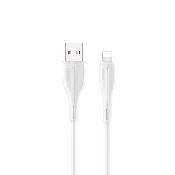 Кабель Usams US-SJ371 U38 Lightning Charging and Data Cable 1m White (SJ371USB02) 22508 фото