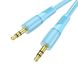 Аудiокабель HOCO UPA25 Transparent Discovery Edition AUX audio cable Blue (6931474791146) 41558 фото 2