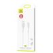 Кабель Usams US-SJ371 U38 Lightning Charging and Data Cable 1m White (SJ371USB02) 22508 фото 2