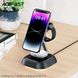 Беспроводное зарядное устройство для ACEFAST E16 Desktop 3-in-1 Wireless Charging Holder Black (AFE16B) 47280 фото 7