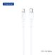 Кабель CHAROME C21-05 USB-C to Lightning charging data cable White (6974324910540) 24578 фото 2