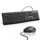 Комплект из манипулятора мыши и клавиатуры UGREEN Wired Keyboard and Mouse Combo (UGR-15217) 51715 фото 1