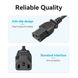 Кабель Vention 3-Prong Power Cord 1.8M C13 Connector EU-Plug (ZCGBAC) (ZCGBAC) 48015 фото 2