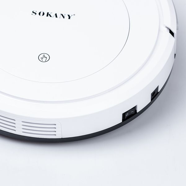 Робот-пилосос Sokany Robot Vacuum Cleaner пилосос робот Білий 2094344206 фото