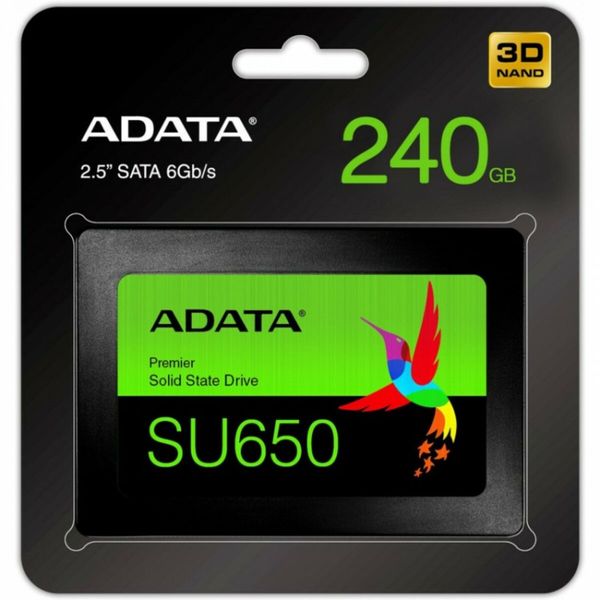 SSD ADATA Ultimate SU650 240GB 2.5" SATA III 3D NAND TLC (ASU650SS-240GT-R) 7480 фото