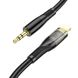 Аудiокабель HOCO UPA25 Transparent Discovery Edition Digital audio conversion cable iP Black (6931474791153) 41560 фото 2