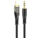 Аудiокабель HOCO UPA25 Transparent Discovery Edition Digital audio conversion cable iP Black (6931474791153) 41560 фото 1