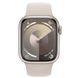 Apple Watch Series 9 41mm (GPS) Starlight Aluminum Case with Starlight Sport Band - Size S/M (MR8T3) 00000043700-001 фото 2