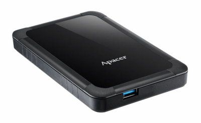 Зовнішній жорсткий диск PHD External 2.5'' Apacer USB 3.1 AC532 1TB Black (AP1TBAC532B-1) 1316 фото