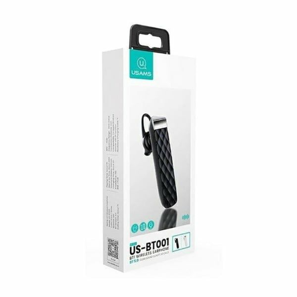 Bluetooth гарнітура Usams USAMS-BT BT1 Wireless Earphone Black (BHUBT101) 14371 фото