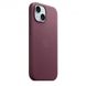 Чохол Apple iPhone 15 FineWoven Case with MagSafe Mulberry (MT3E3) 00000043471 фото 6