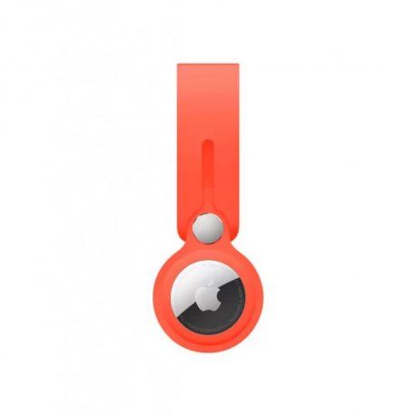 Чохол WIWU Silicone Loop для AirTag Orange 00000038074 фото