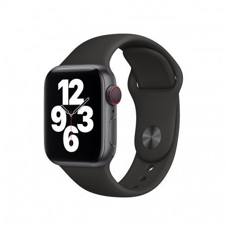 Ремінець для Apple Watch 38/40mm Sport Band Black (MTP62) 00000029829 фото