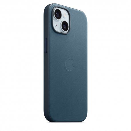 Чохол Apple iPhone 15 FineWoven Case with MagSafe Pacific Blue (MT3G3) 00000043474 фото