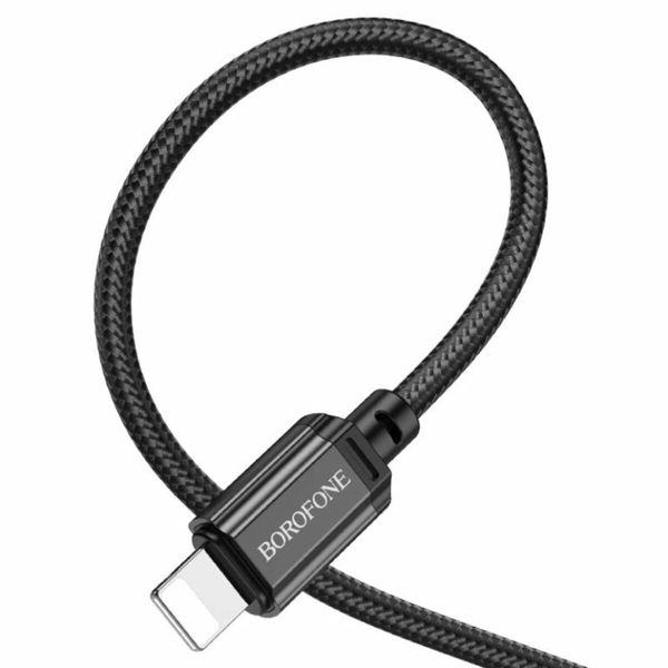 Кабель BOROFONE BX87 Sharp PD charging data cable for iP Black (BX87LPB) 33094 фото