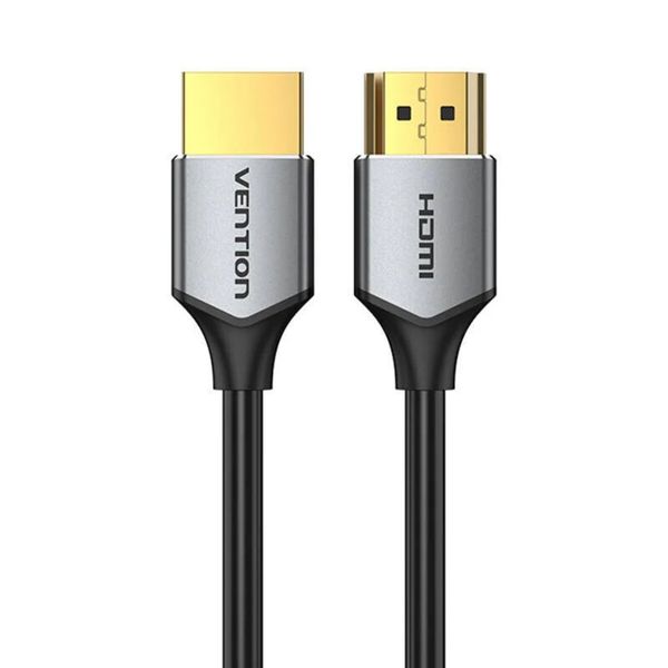 Кабель Vention Ultra Thin HDMI Male to Male HD v2.0 Cable 1.5M Gray Aluminum Alloy Type (ALEHG) (ALEHG) 49775 фото