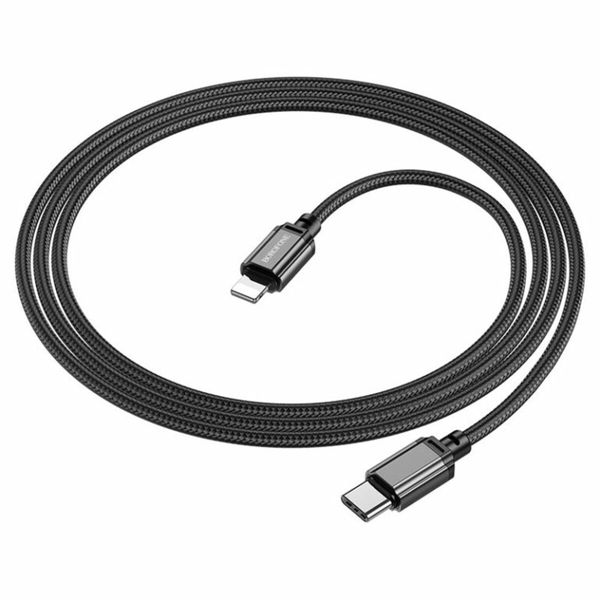 Кабель BOROFONE BX87 Sharp PD charging data cable for iP Black (BX87LPB) 33094 фото