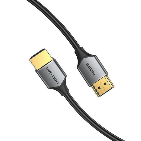 Кабель Vention Ultra Thin HDMI Male to Male HD v2.0 Cable 1.5M Gray Aluminum Alloy Type (ALEHG) (ALEHG) 49775 фото