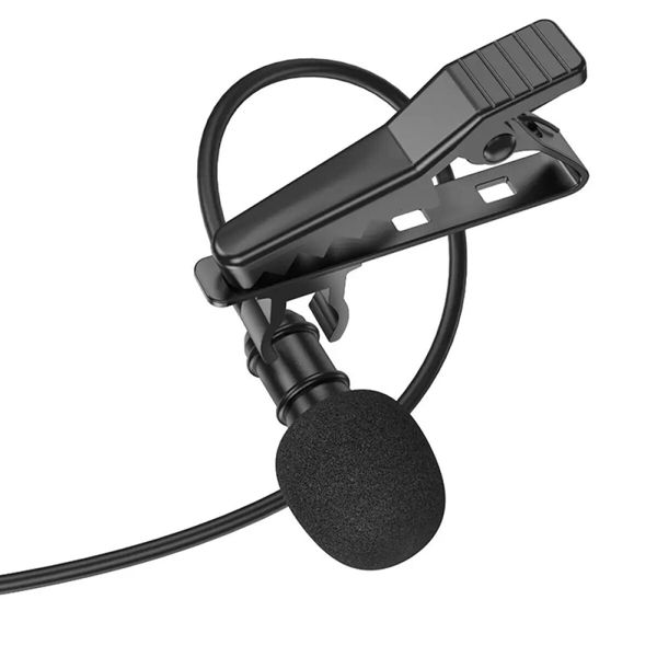 Мікрофон-петличка BOROFONE BFK11 Elegant lavalier microphone Type-C Black (6941991106682) 50558 фото