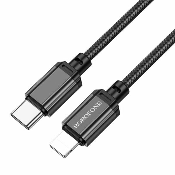 Кабель BOROFONE BX87 Sharp PD charging data cable for iP Black (BX87LPB) 33094 фото