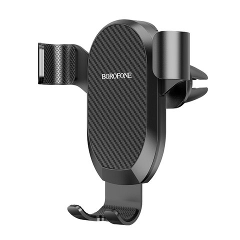 Держатель для мобильного BOROFONE BH48 Warrior Air outlet Gravity Car holder Black (BH48B) 14129 фото